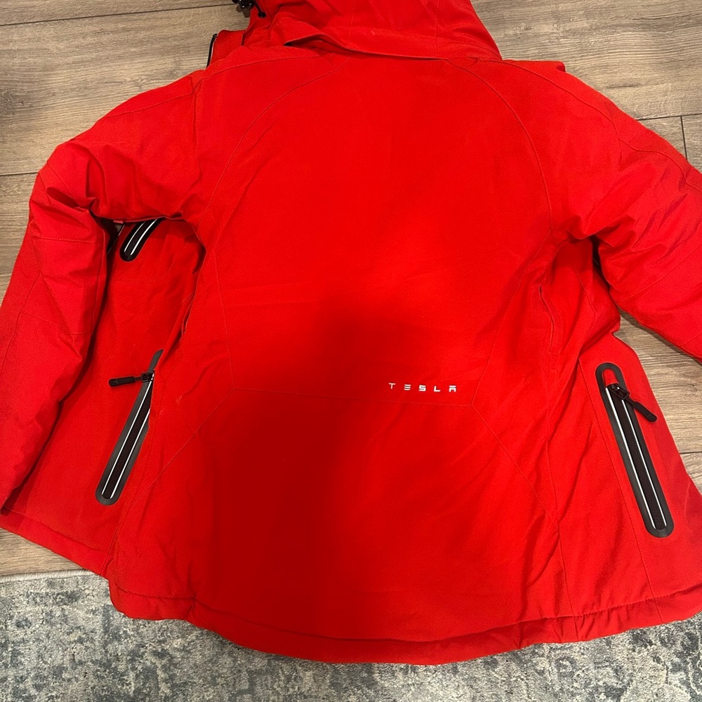 Tesla Women's Red Jacket - Picture 3 of 3